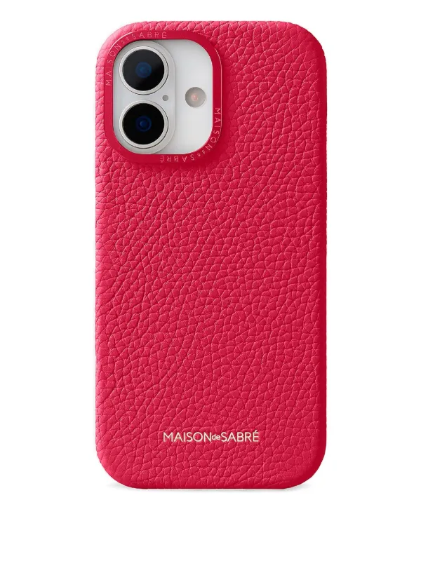 MAISON de SABRÉ レザー iPhoneケース ピンク MAISON De SABRÉ レザー iPhone 17 ケース | ピンク | FARFETCH JP