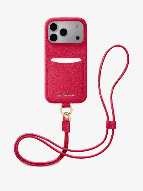 MAISON de SABRÉ funda para iPhone 17 Pro Max con tira