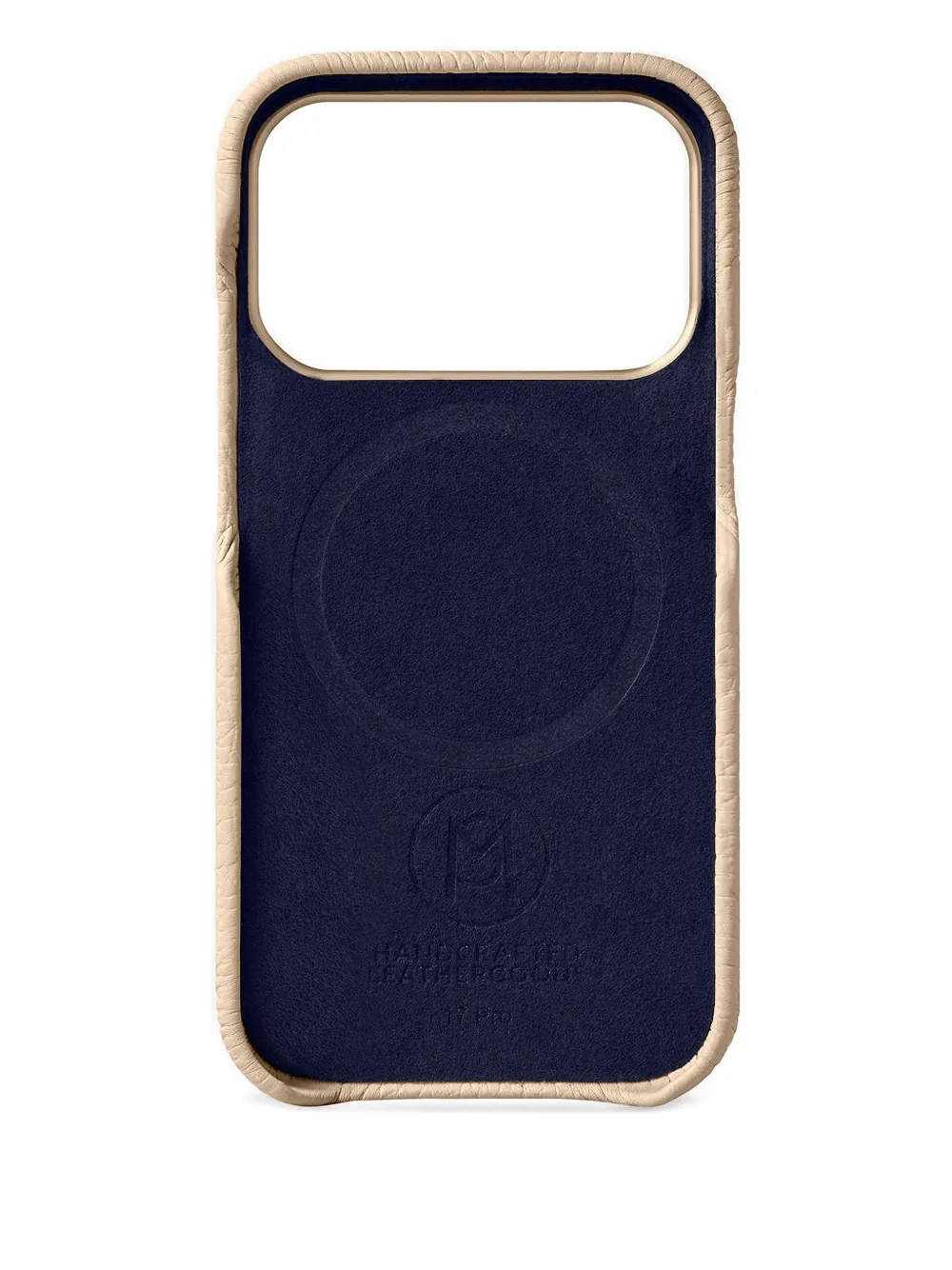 Maison De Sabre Leather Iphone 17 Pro Max Case In Neutral