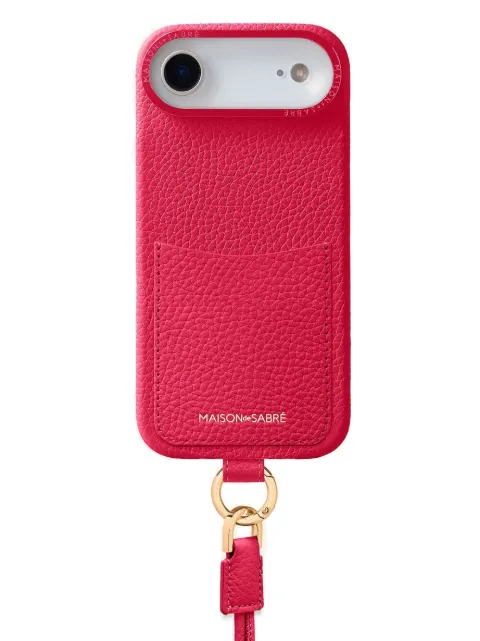 MAISON de SABRÉ The Sling leather iPhone 17 air case