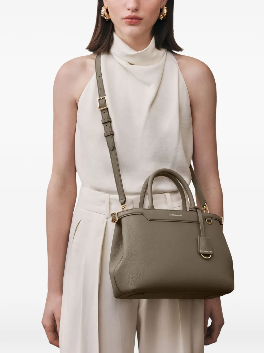 MAISON de SABRÉ Medium Palais shopper met band - Grijs