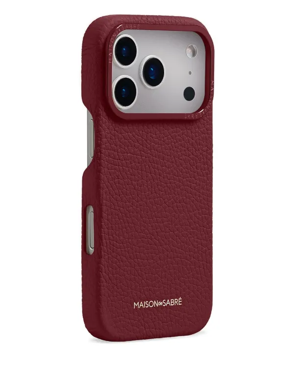 MAISON De SABRÉ レザー iPhone 17 Pro ケース | レッド | FARFETCH JP