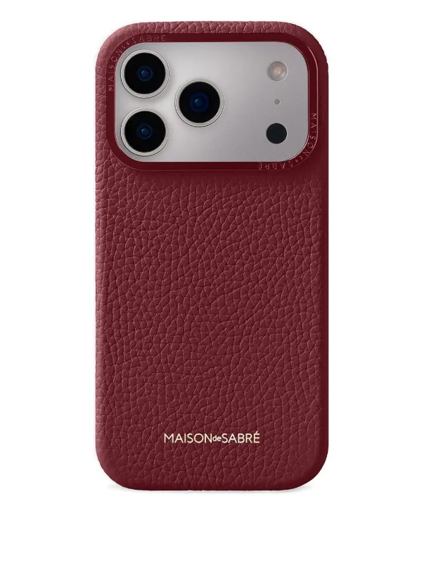 MAISON De SABRÉ レザー iPhone 17 Pro ケース | レッド | FARFETCH JP