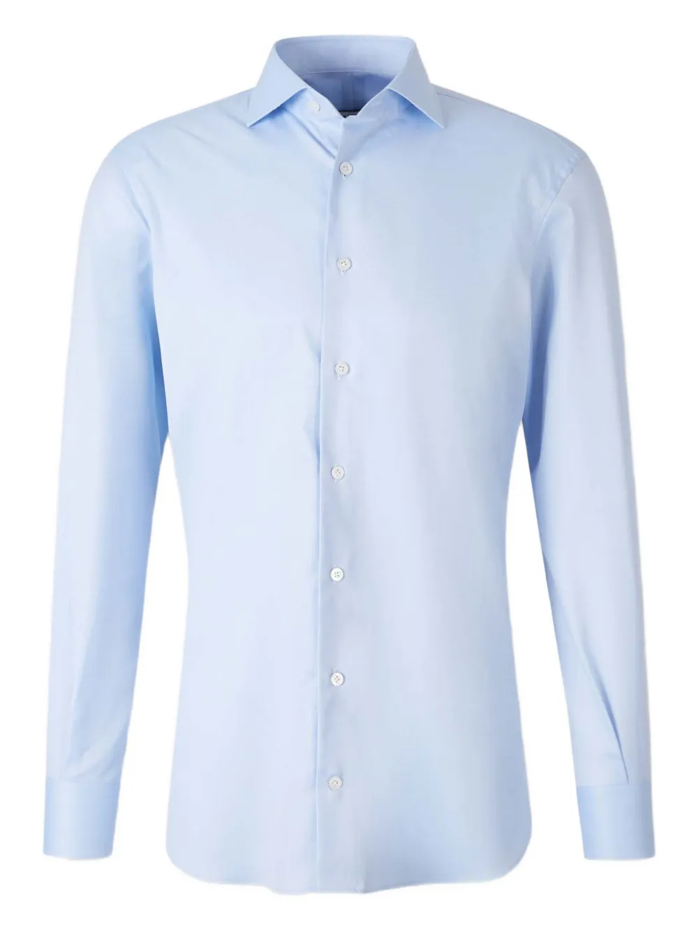 Atelier Munro Buttoned Ribbed Dress Shirt - Blau