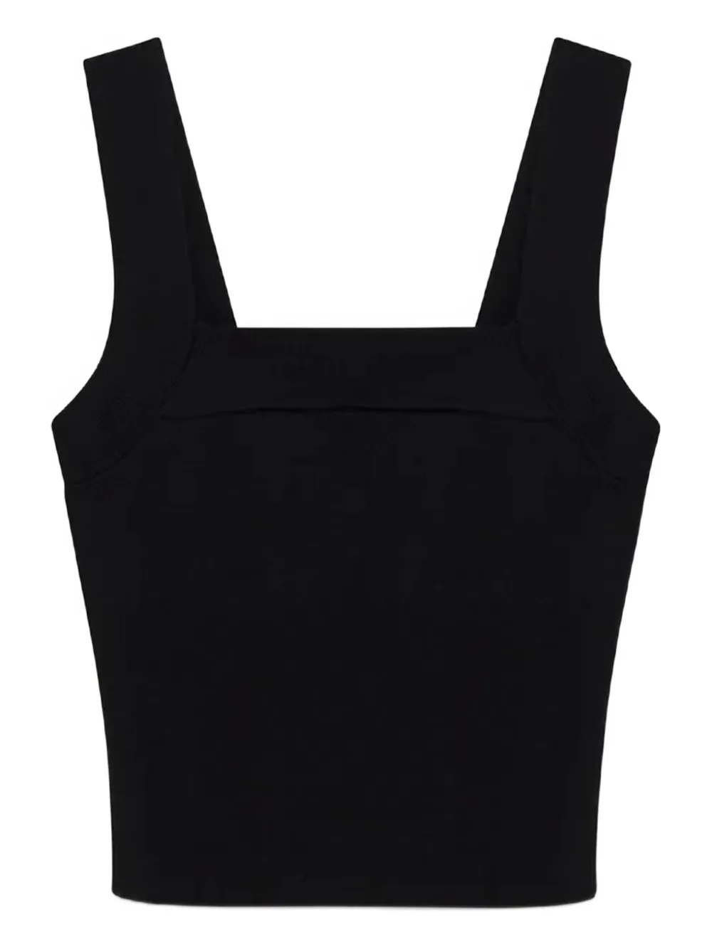 Simkhai Madine Square-neck Tank Top In Black