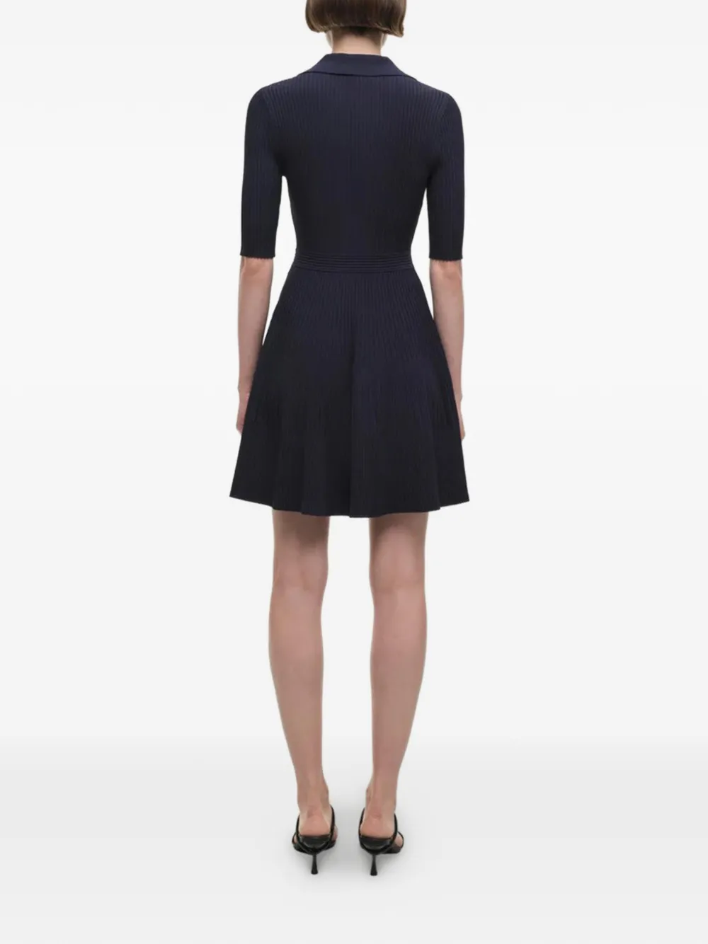 Simkhai Patricia stitching mini dress Blauw