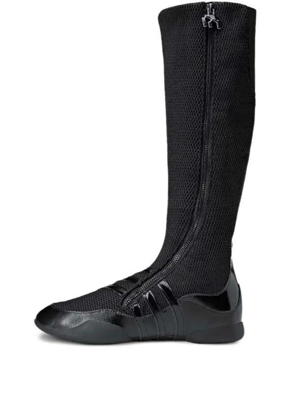 Adidas Miaou Zip Boots | Black | FARFETCH JO
