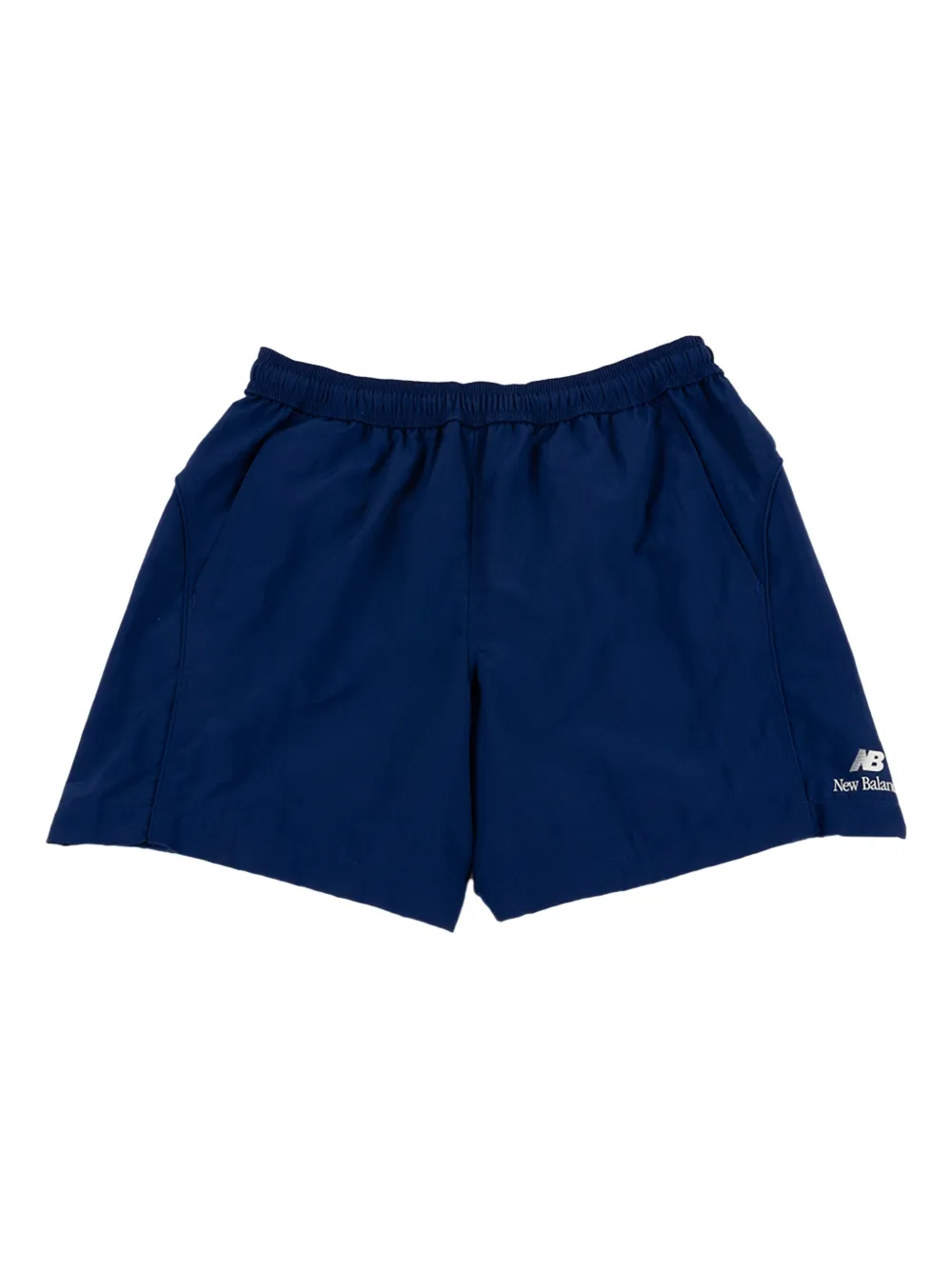 New Balance logo detail running shorts | Blue | Image 1