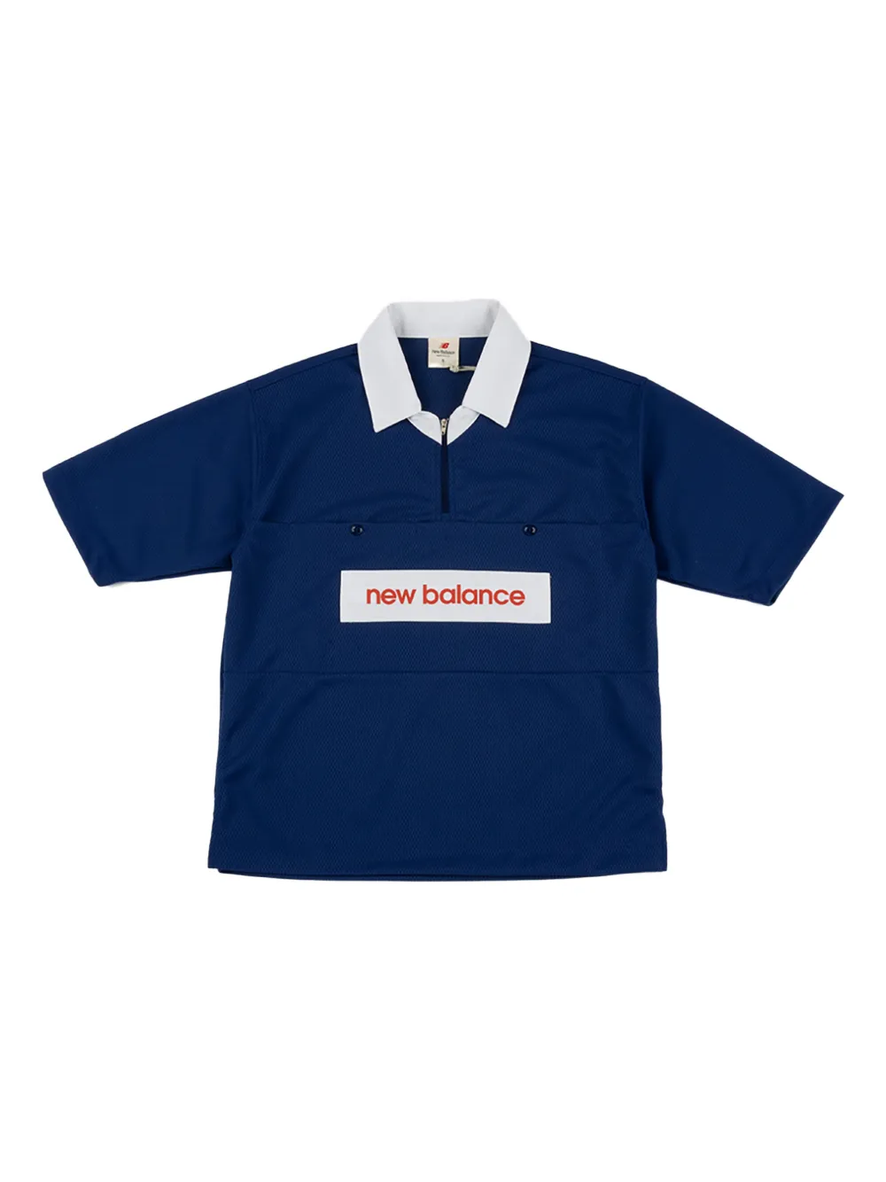 New Balance Polo con logo - Blu