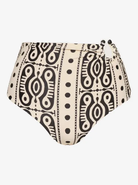 Johanna Ortiz Taita Bikinihöschen mit Print