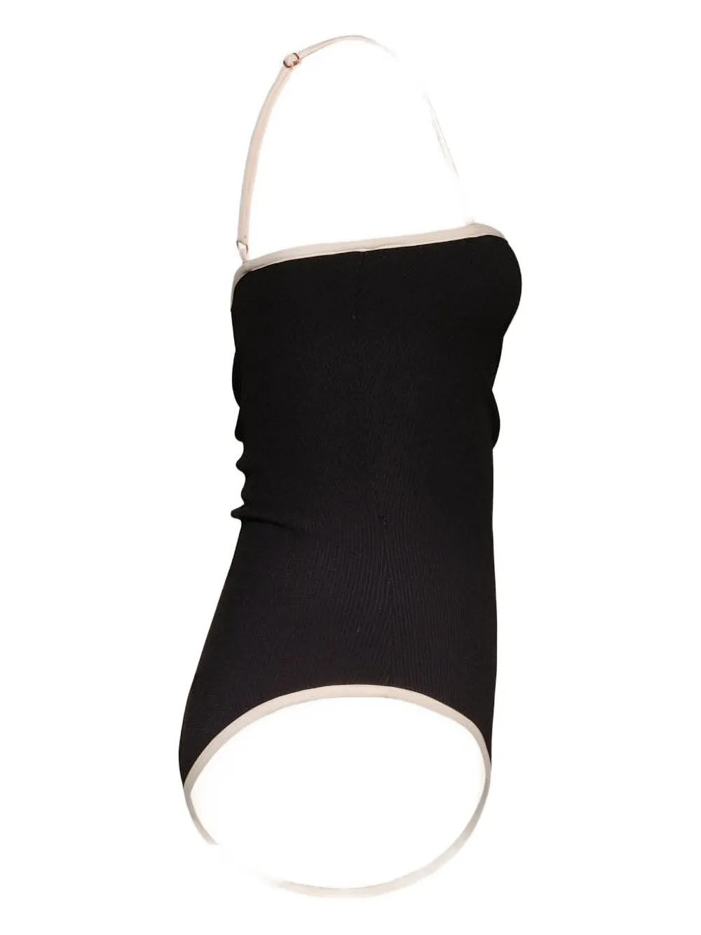 Johanna Ortiz Primordial Femininity Cut-out Tie Swimsuit In Black