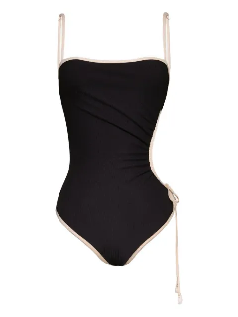 Johanna Ortiz Primordial Femininity cut-out tie swimsuit