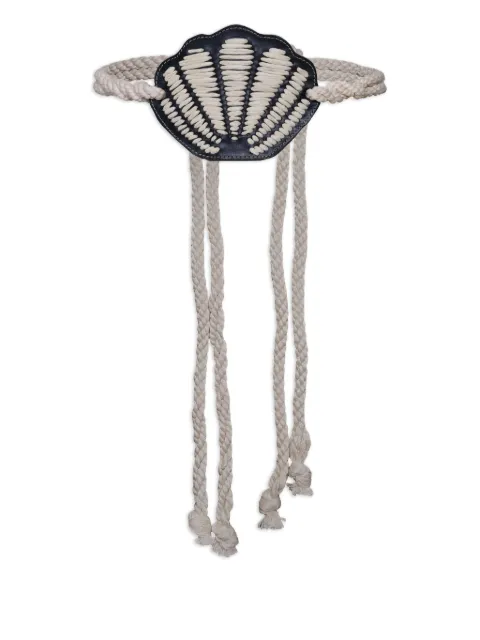 Johanna Ortiz Movimiento Marítimo shell-detail rope belt