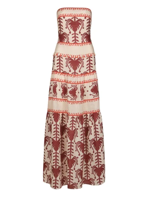Johanna Ortiz Another Chance tiered printed dress