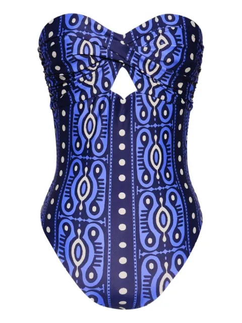 Johanna Ortiz printed swimsuit