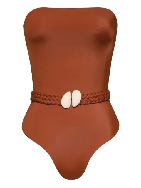 Johanna Ortiz The Classic braided-belt swimsuit