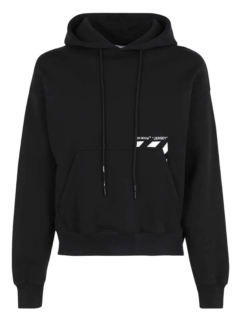 Off-White diagona- pocket skate hoodie - Nero