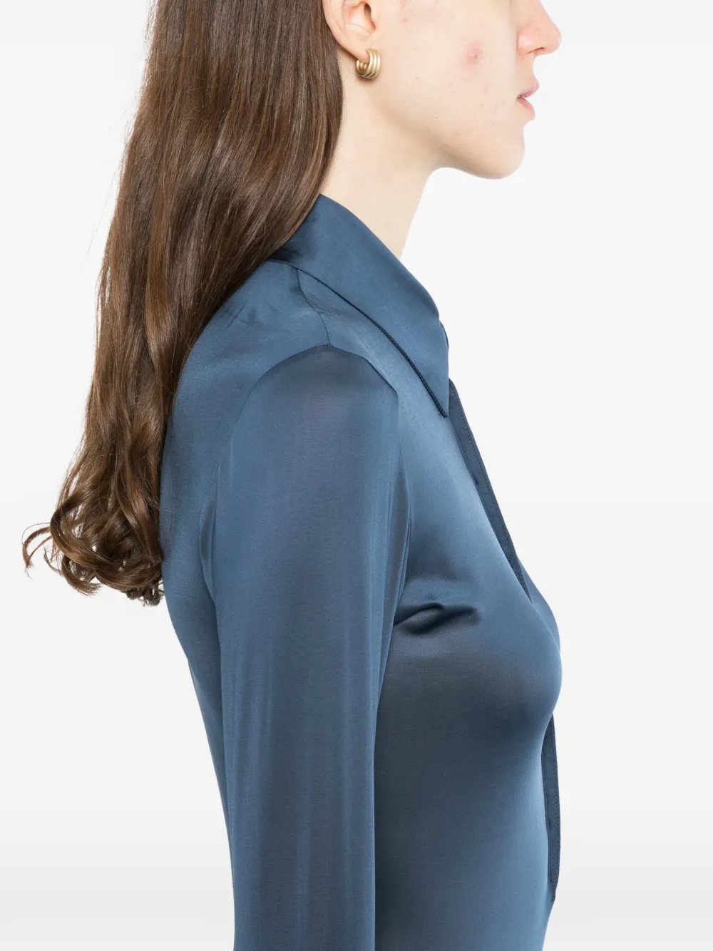 Kiki de Montparnasse Button-down blousejurk Blauw