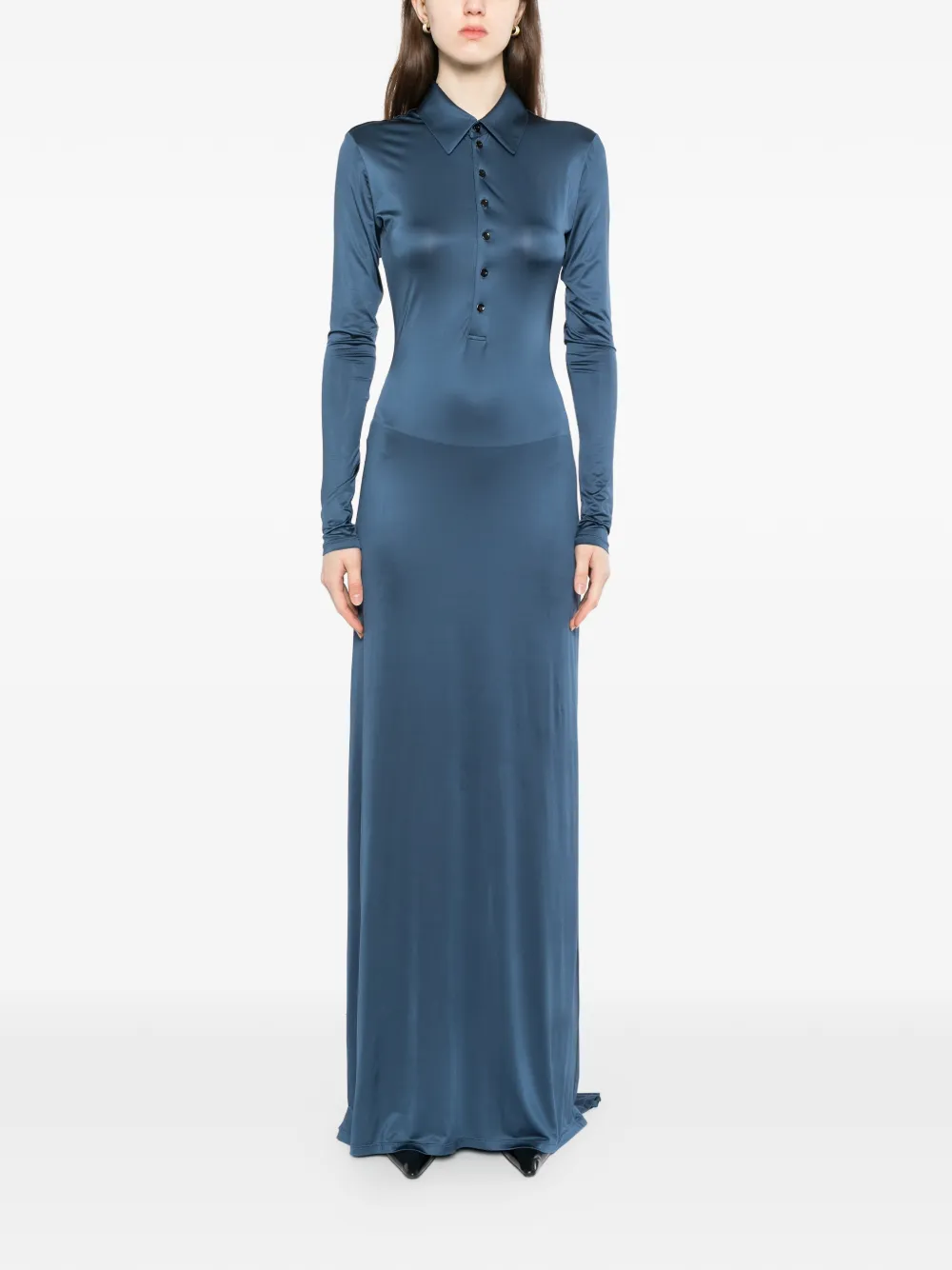 Kiki de Montparnasse Button-down blousejurk Blauw