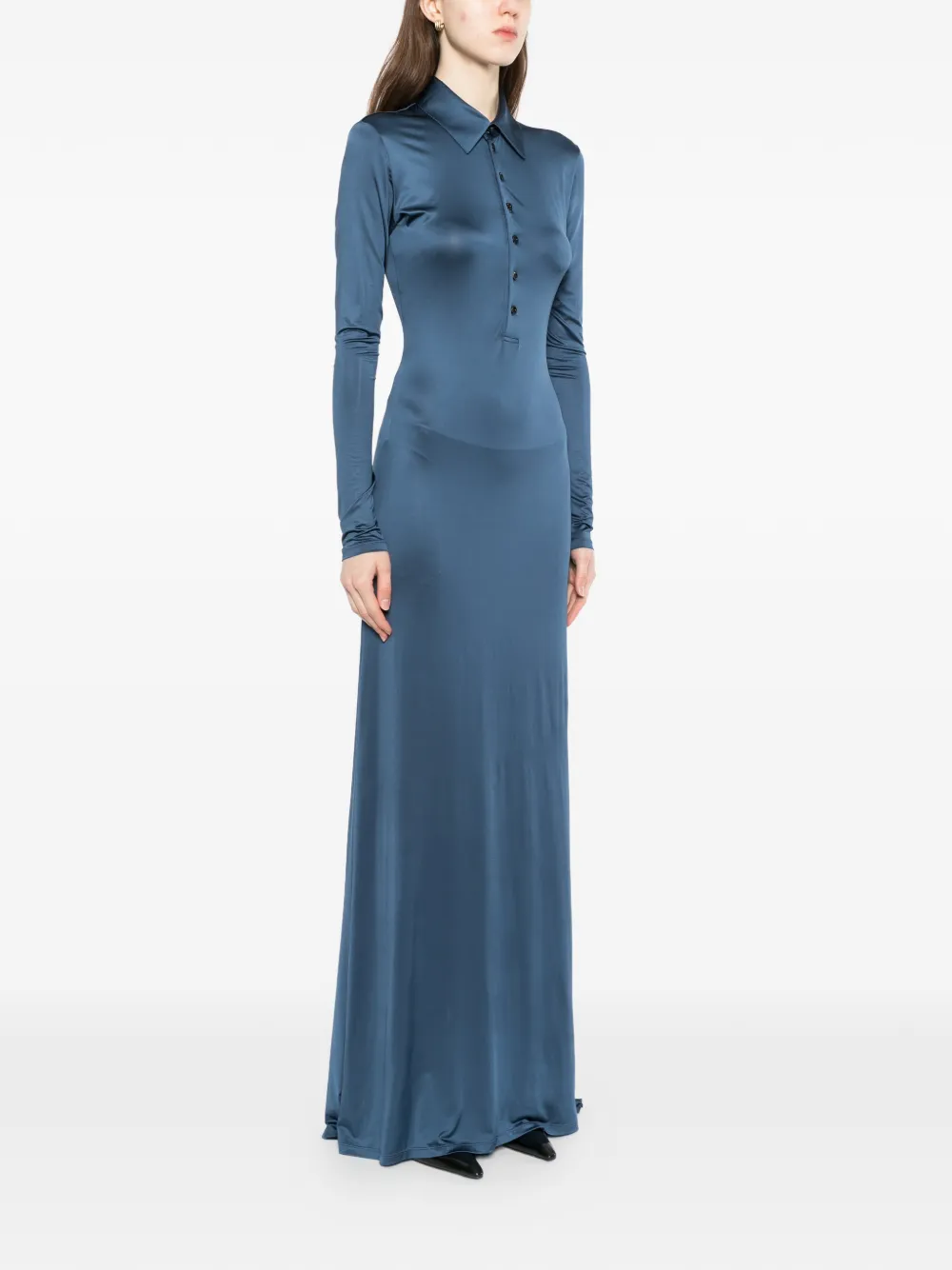 Kiki de Montparnasse Button-down blousejurk Blauw