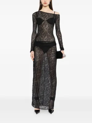 kiki de montparnasse knit dresses Kiki de Montparnasse Michelia Long Dress in Black