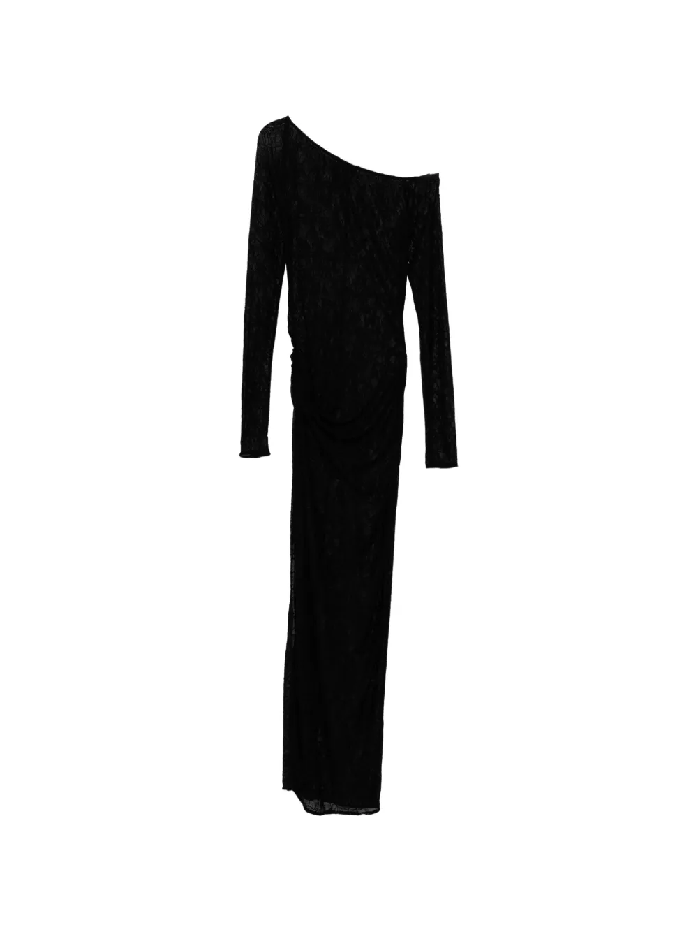 Kiki de Montparnasse lace long-sleeved dress - Nero