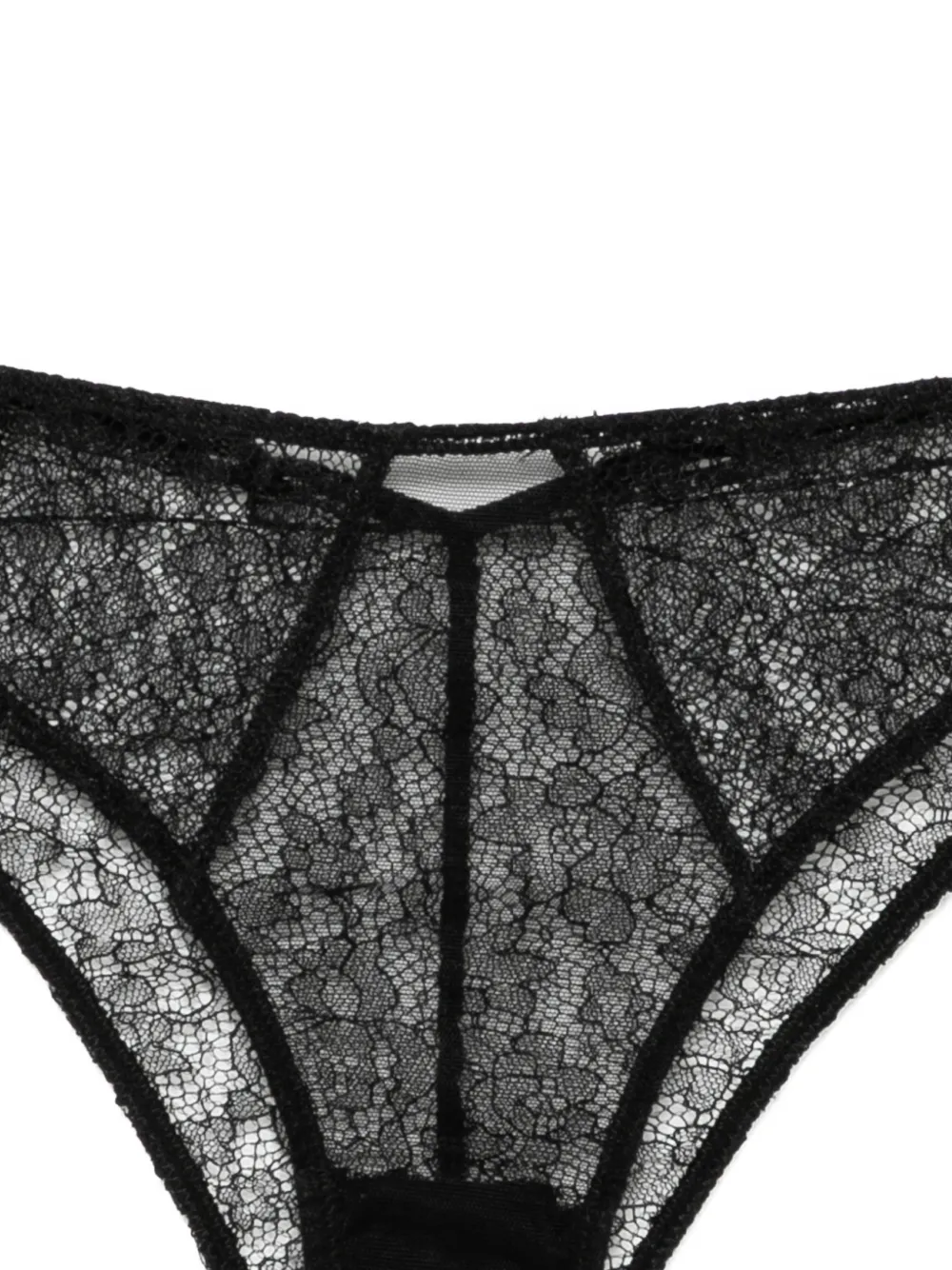 Kiki de Montparnasse Petite Fleur slip Zwart