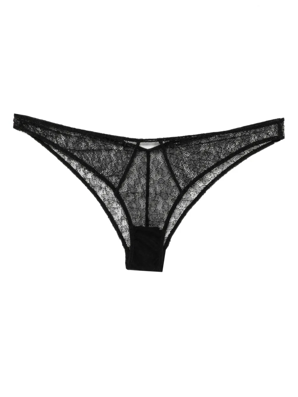 Kiki de Montparnasse Slip Petite Fleur - Nero