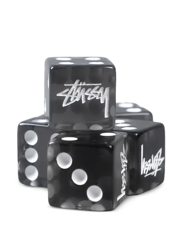 Stüssy Set Of Five Dice | Black | FARFETCH