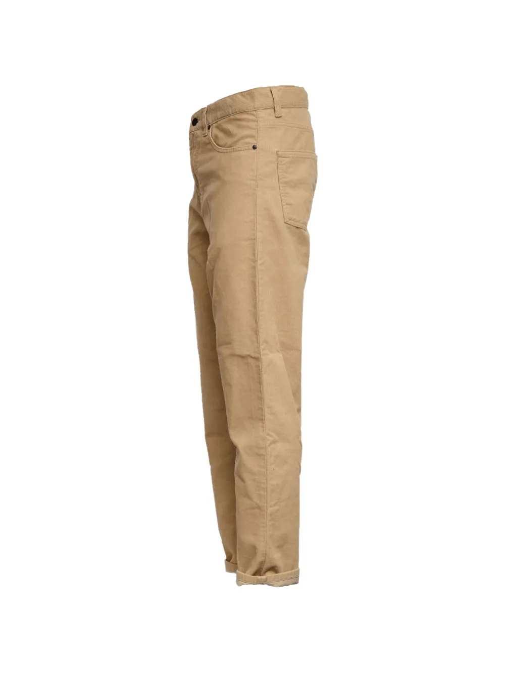 Carhartt WIP Newel ribfluwelen broek met vijf zakken Beige