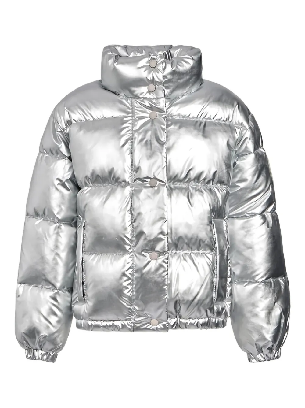 Save The Duck Kids button padded jacket | Silver | Image 1