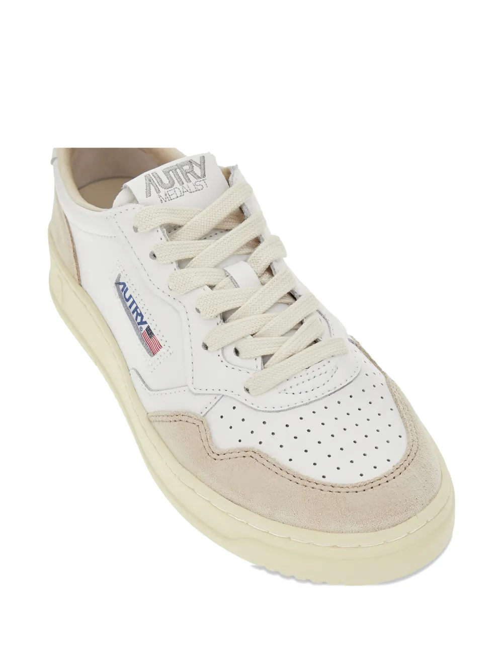 Autry logo-patch sneakers - Wit
