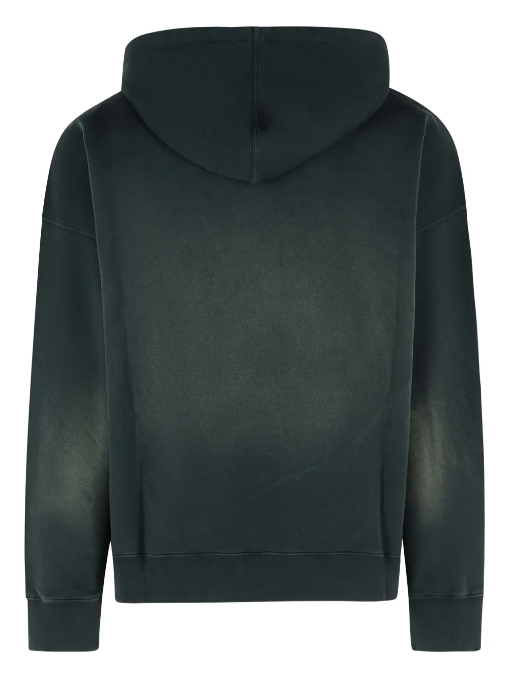 Golden Goose Deluxe Brand Bleached Effect Drawstring Hoodie In Green