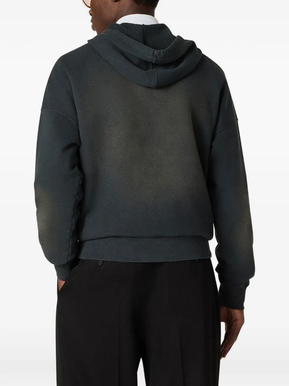 Golden Goose Hoodie met logodetail Zwart