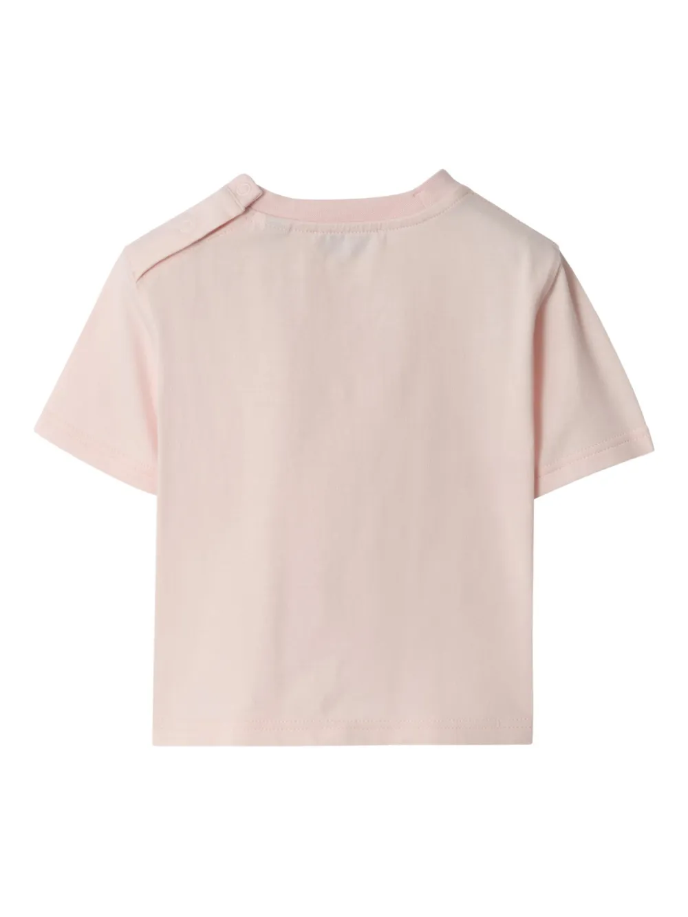 Burberry Kids Equestrian Knight Design logo T-shirt Roze