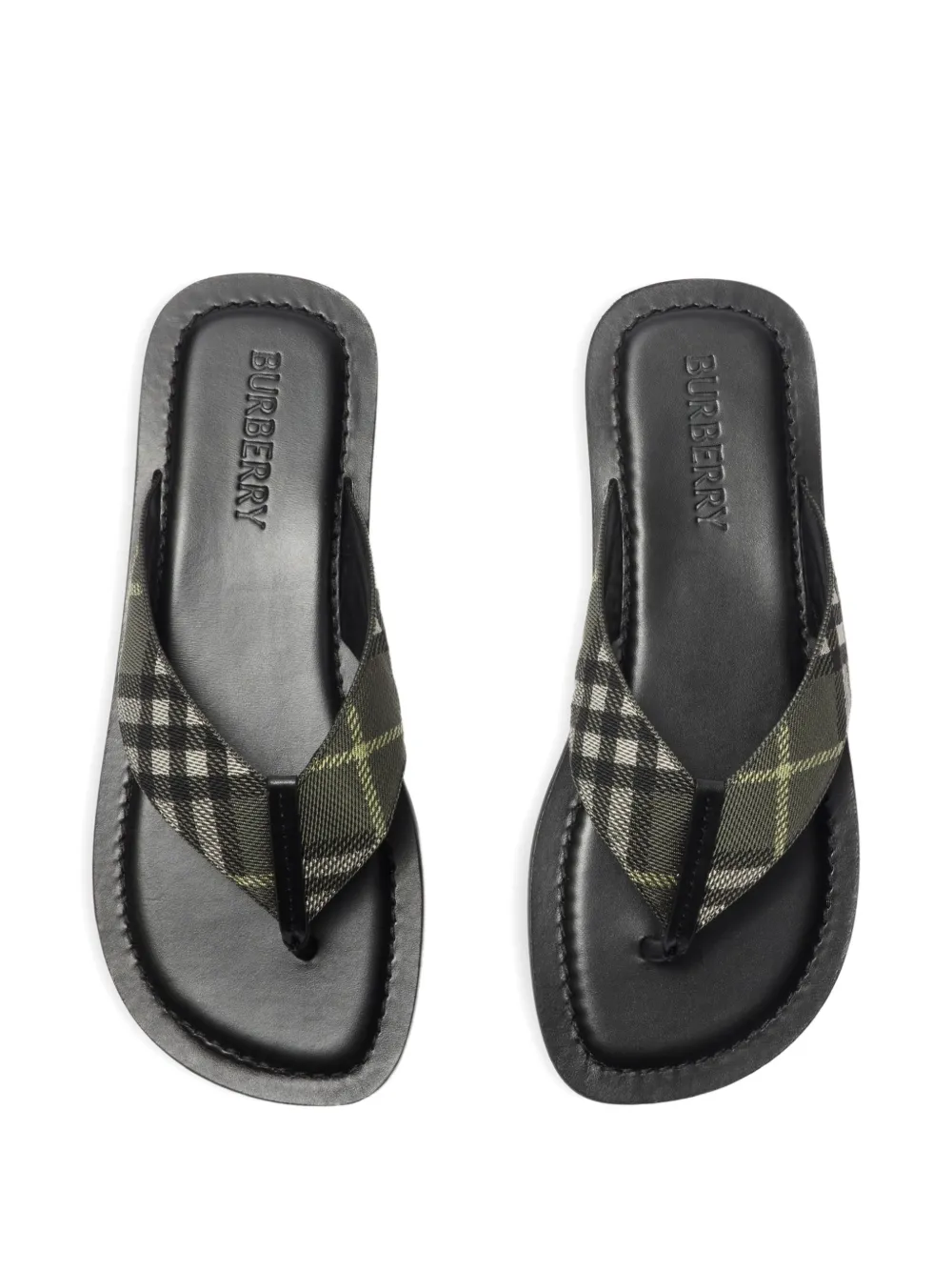 Burberry Pavilion checked sandals | Image 2