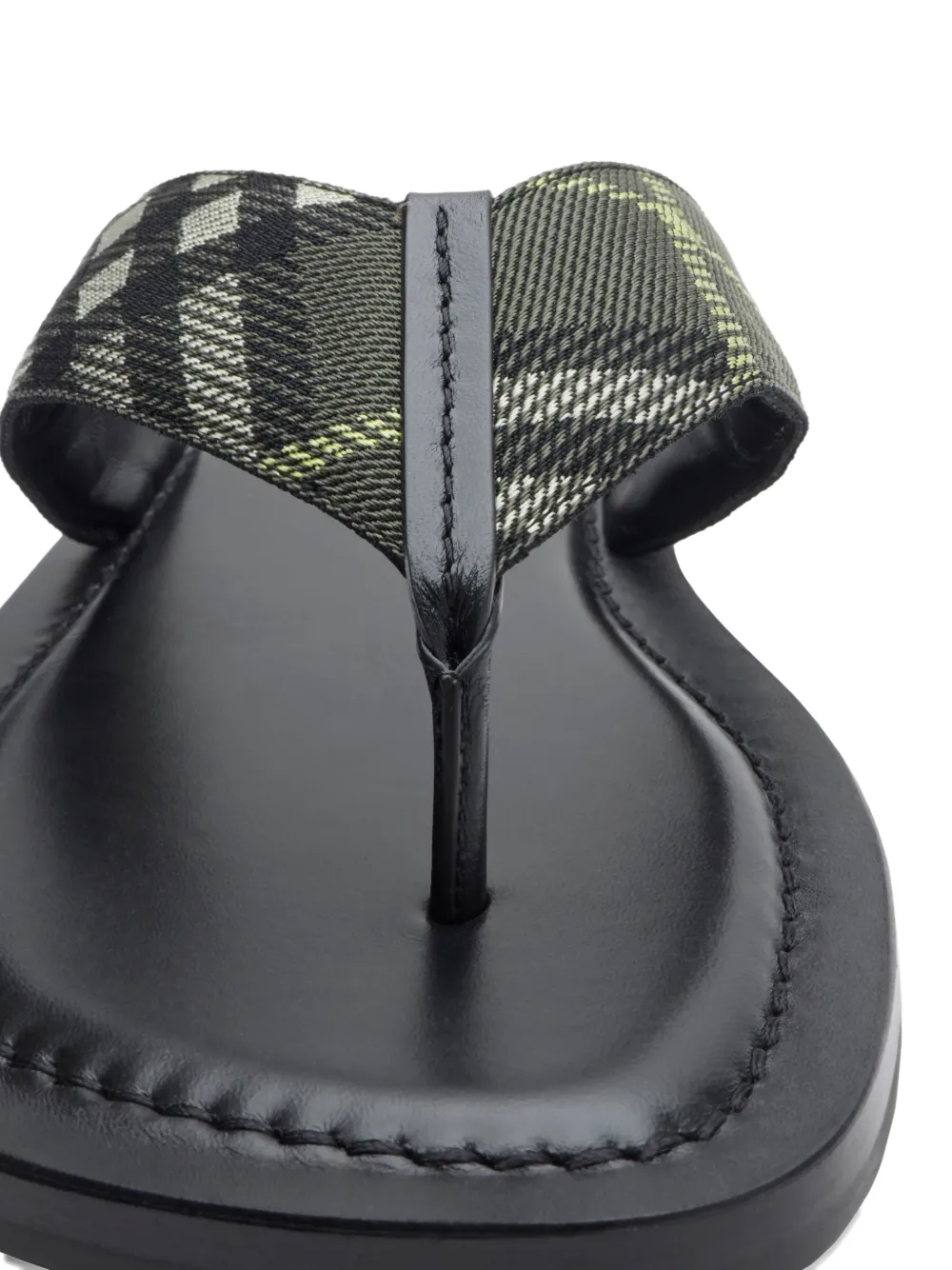 Burberry Pavilion geruite sandalen Groen