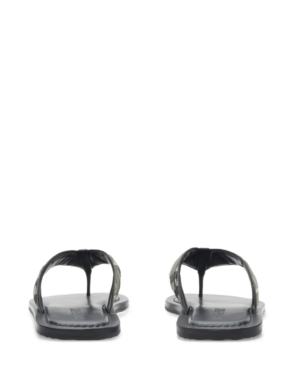 Burberry Pavilion geruite sandalen Groen