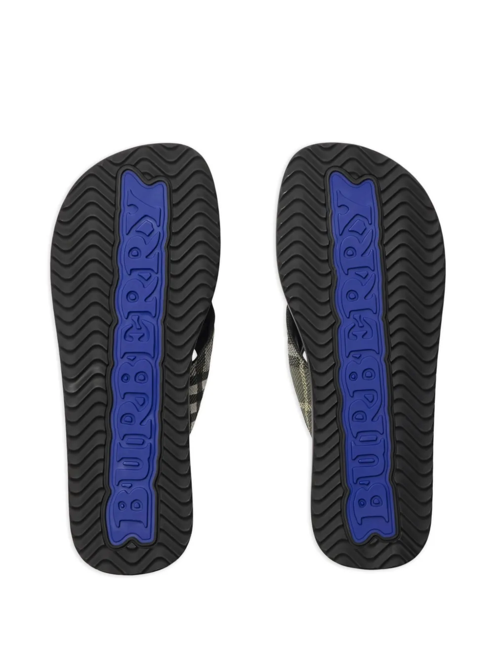 Burberry Pavilion geruite sandalen Groen