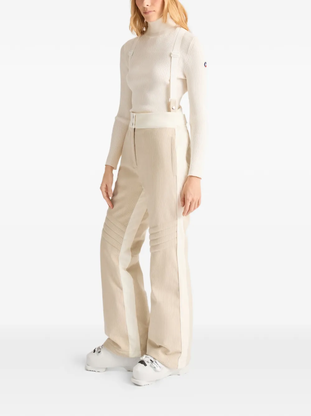 Fusalp Button-fastening Ski Bottoms In Neutral