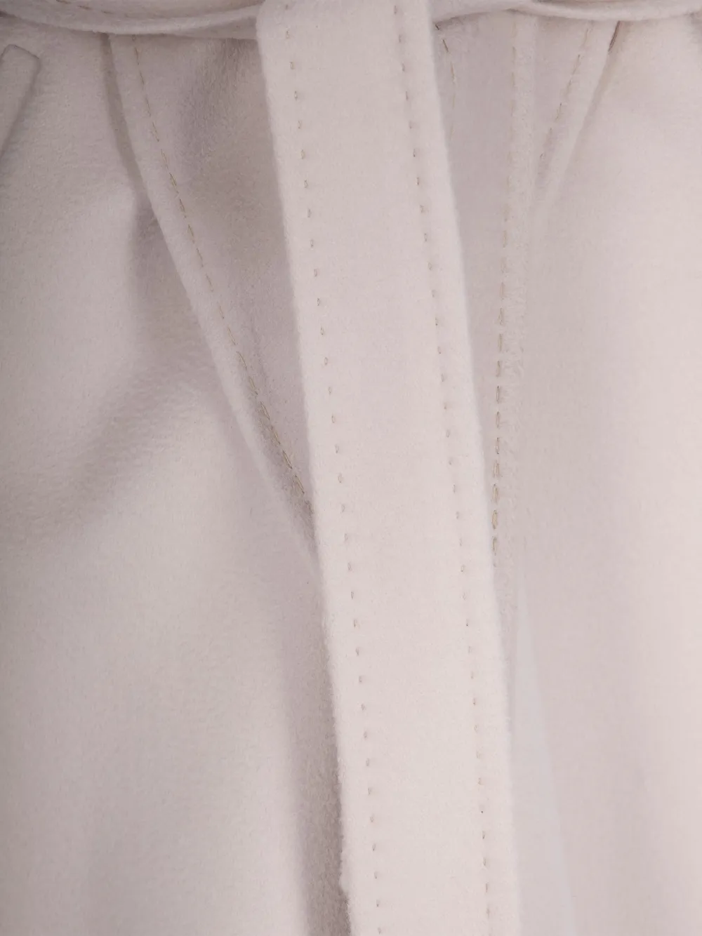 Max Mara Belted Oversized Coat In Neutral