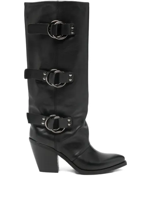 Metisse 85mm buckle-detail boots