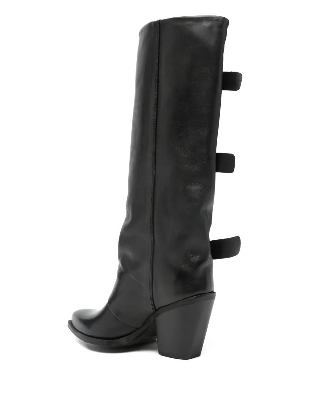 Metisse 85mm buckle-detail boots Zwart