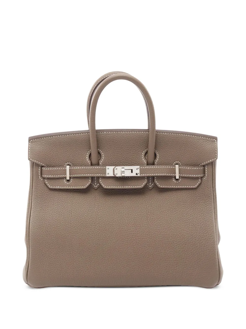 Hermès Pre-Owned 2021 Togo Birkin Retourne 25 handbag - ブラウン