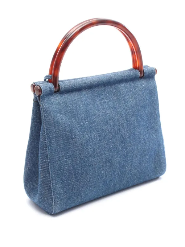 CHANELシャネル　ココマークロゴデニムトップス CHANEL Pre-Owned 1997-1999 ココマーク デニム トータス トップ