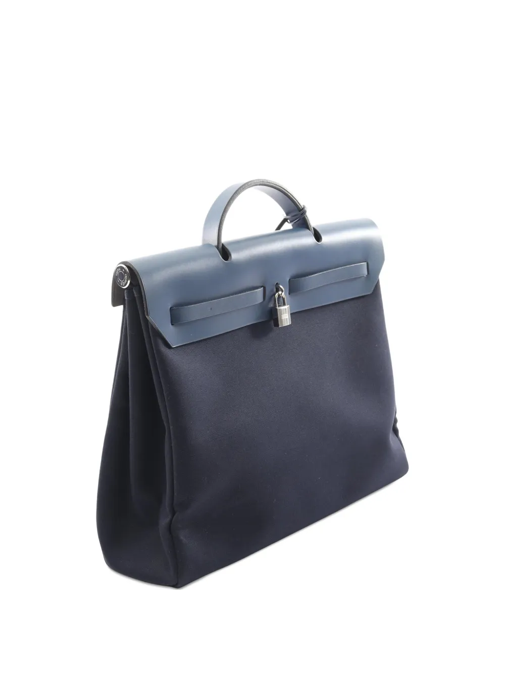 Hermès Pre-Owned bolsa satchel Toile Vache Hunter Herbag Zip 39 2002 | azul | Image 1