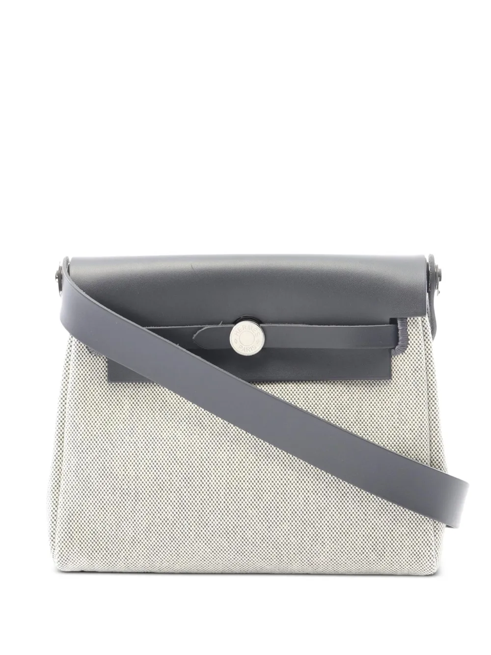 Hermès Pre-Owned bolsa crossbody Military Toile and Vache Hunter Herbag Zip 20 2024 | marrón | Image 1