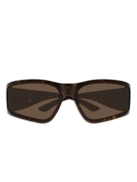 Balenciaga Eyewear rectangle logo-detail sunglasses