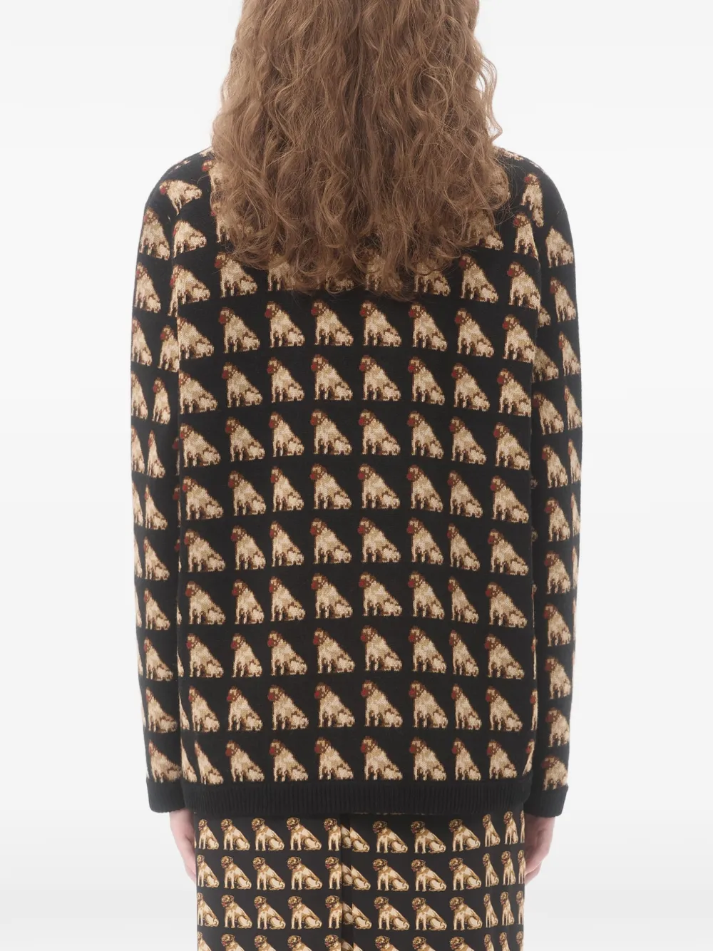 Valentino Wool Cardigan In Multi