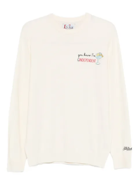 MC2 Saint Barth embroidered crew-neck sweater